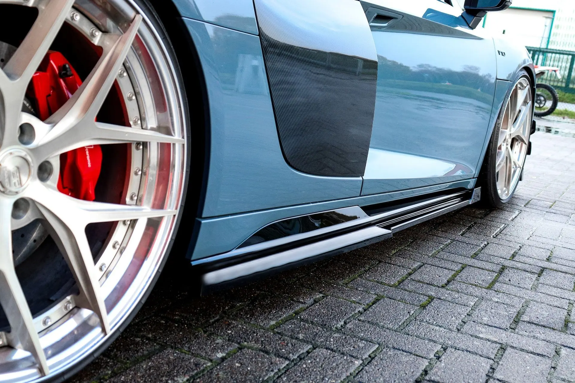 Ingo Noak Cup Seitenschweller mit Wings vorne für Audi R8 4S Facelift ab Bj. 2019 -