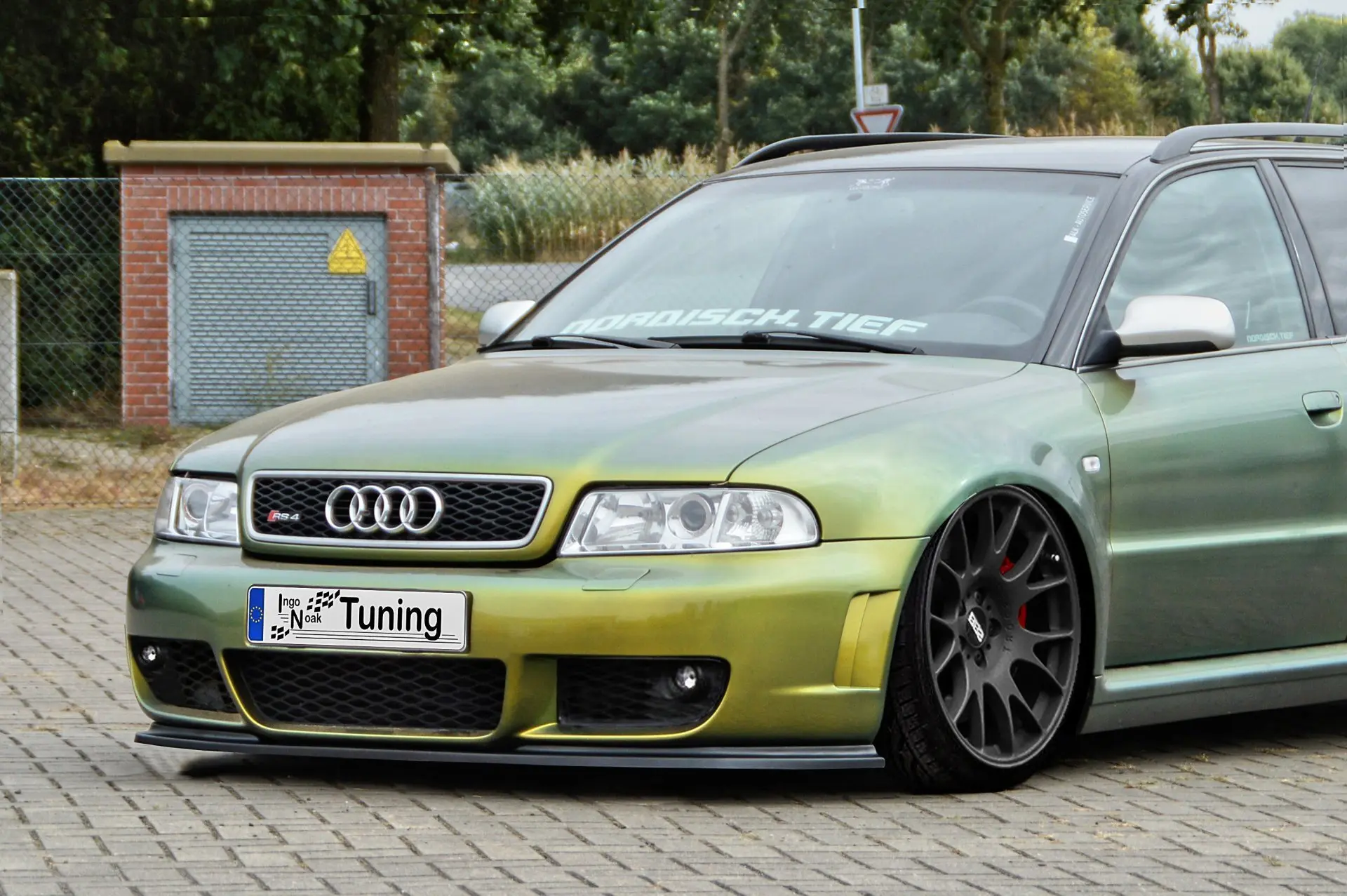 Ingo Noak Cup Frontspoilerlippe für Audi RS4 B5 Bj. 1999-2001