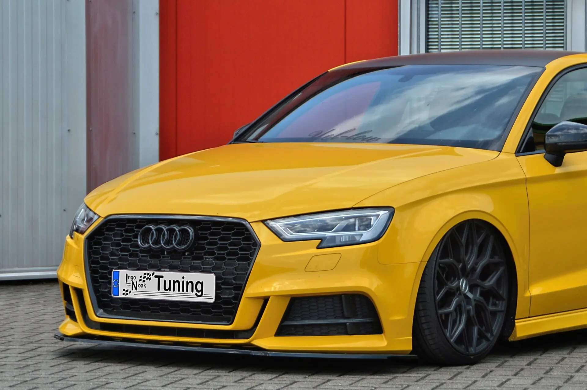Ingo Noak Cup Frontspoilerlippe für Audi A3 S3 8V S-Line + Cabrio Facelift