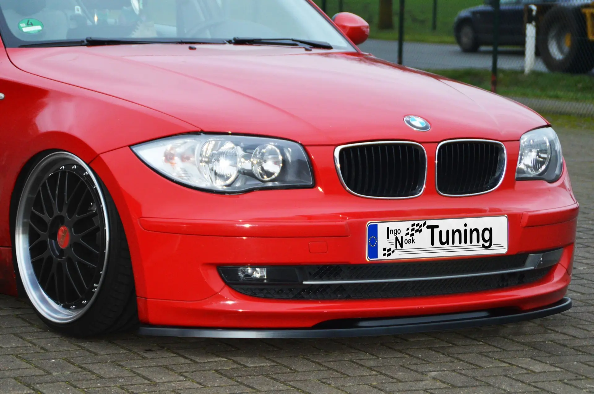 Ingo Noak CUP Frontspoilerlippe für BMW 1er E81 87 Facelift ab Bj. 2007-