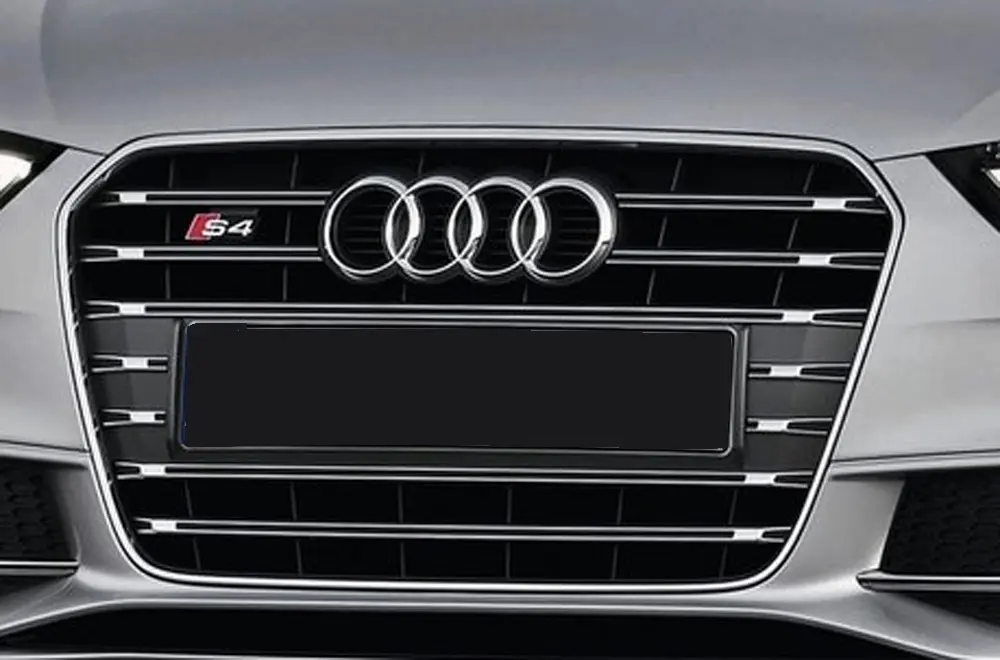 Rieger Kühlergrill Audi S4 (B8) platinumgrau,inkl S4-Logo