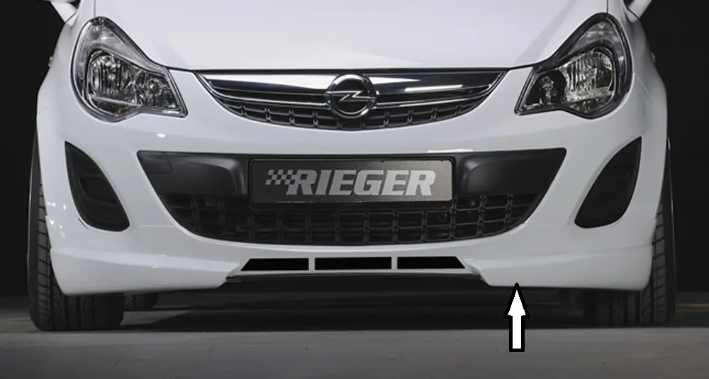 Rieger Spoilerlippe für Opel Corsa Corsa D