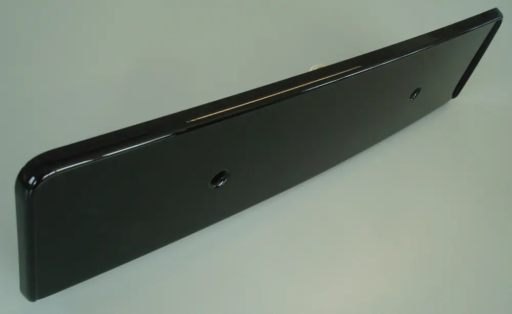 Rieger Kennzeichenauflage Audi A4 (B8), schwarz glänzend