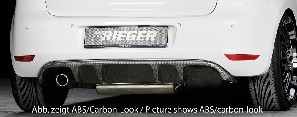 Rieger Heckeinsatz für VW Golf VI