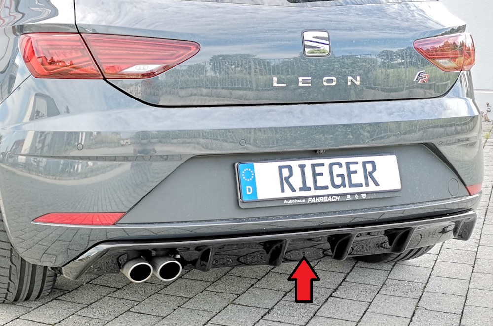 Rieger Heckeinsatz für Seat Leon 5F