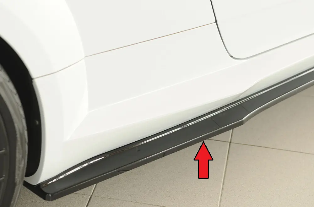 Rieger Seitenschwelleransatz (ca. 19mm) für Audi TT / TTS / TTRS 8S