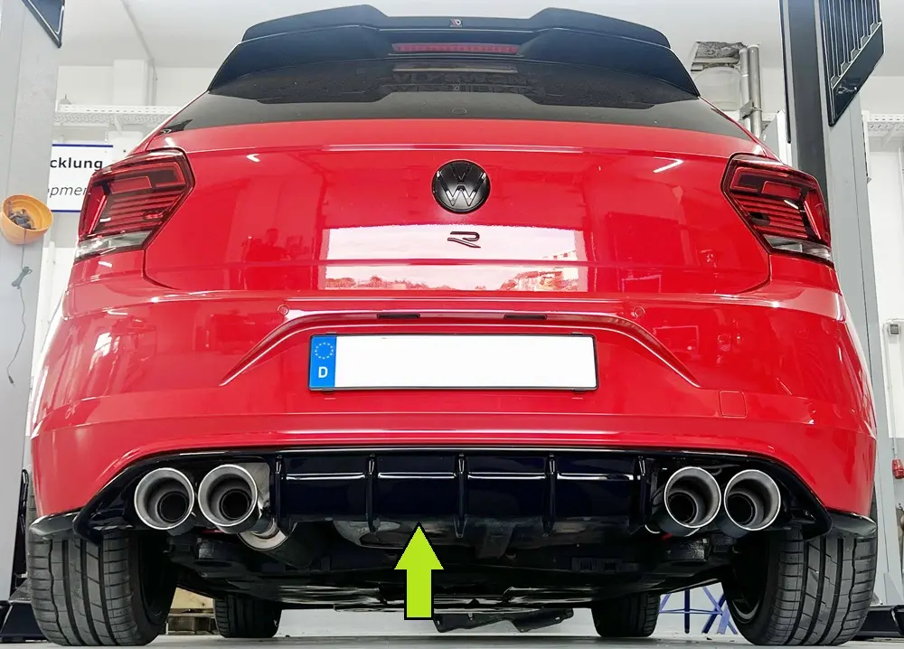 Rieger Heckeinsatz für VW Polo 6 AW