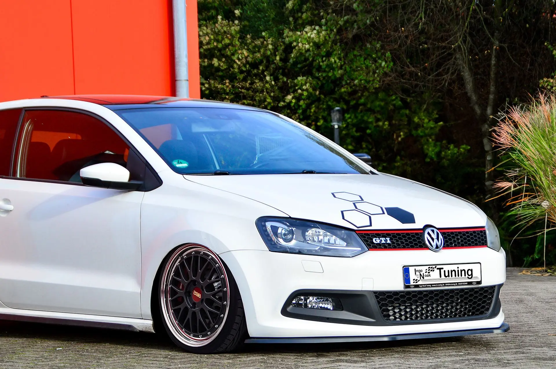 Ingo Noak Spoilerschwert Frontspoilerlippe Cuplippe für VW Polo 6R GTI