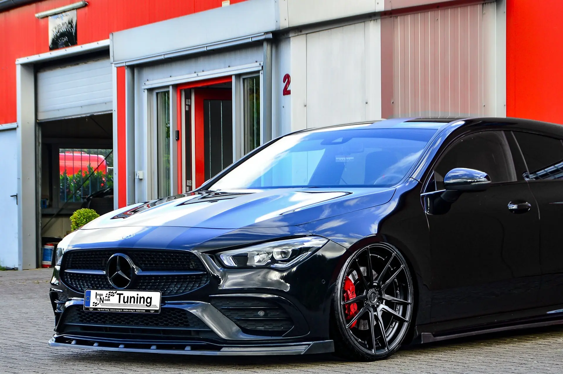 Ingo Noak Cuplippe Spoilerlippe mit Wing ABS Mercedes CLA AMG-Line C118 X118