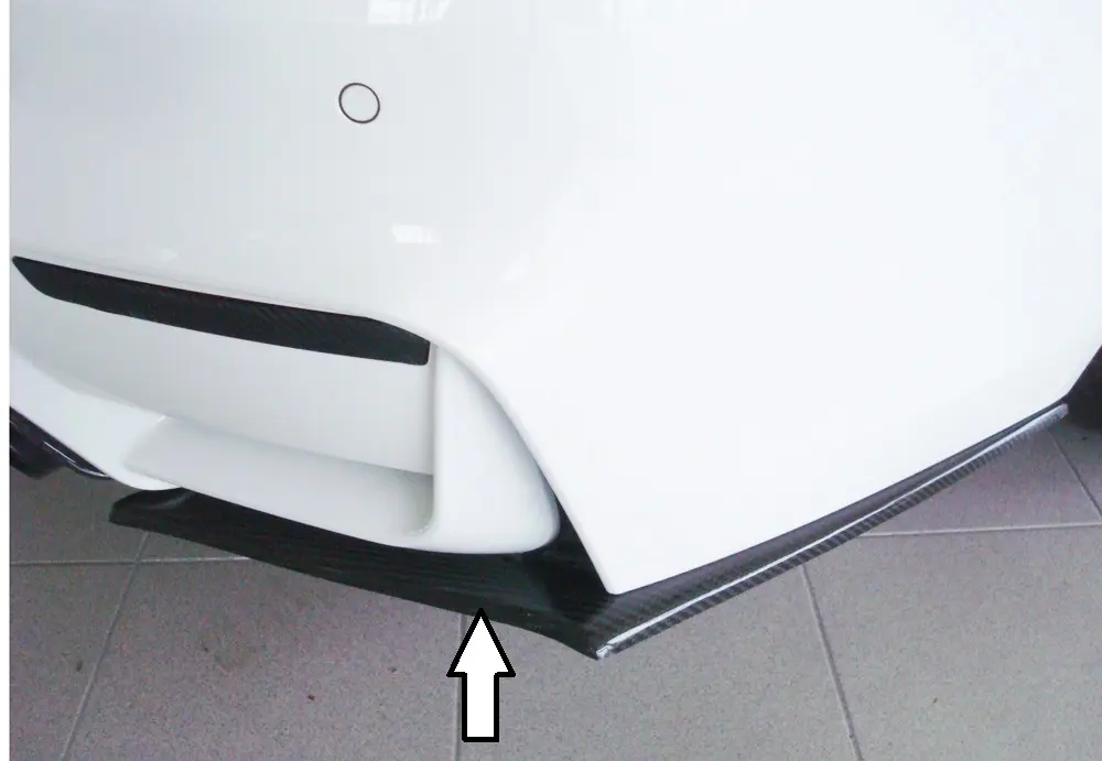 Rieger Carbon Heckschürzenansatz rechts für BMW M4 F82/F83 + M3 F80