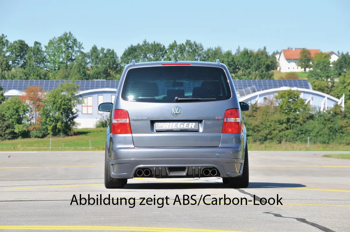 Rieger Heckschürzenansatz für VW Touran (1T) Standard