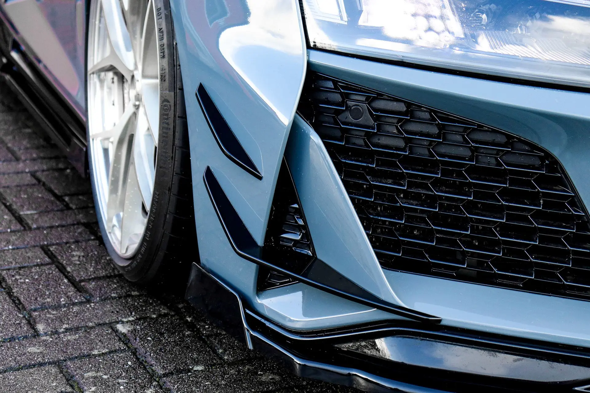 Ingo Noak 4 tlg. Flaps Luftführung aus ABS für Audi R8 4S Facelift