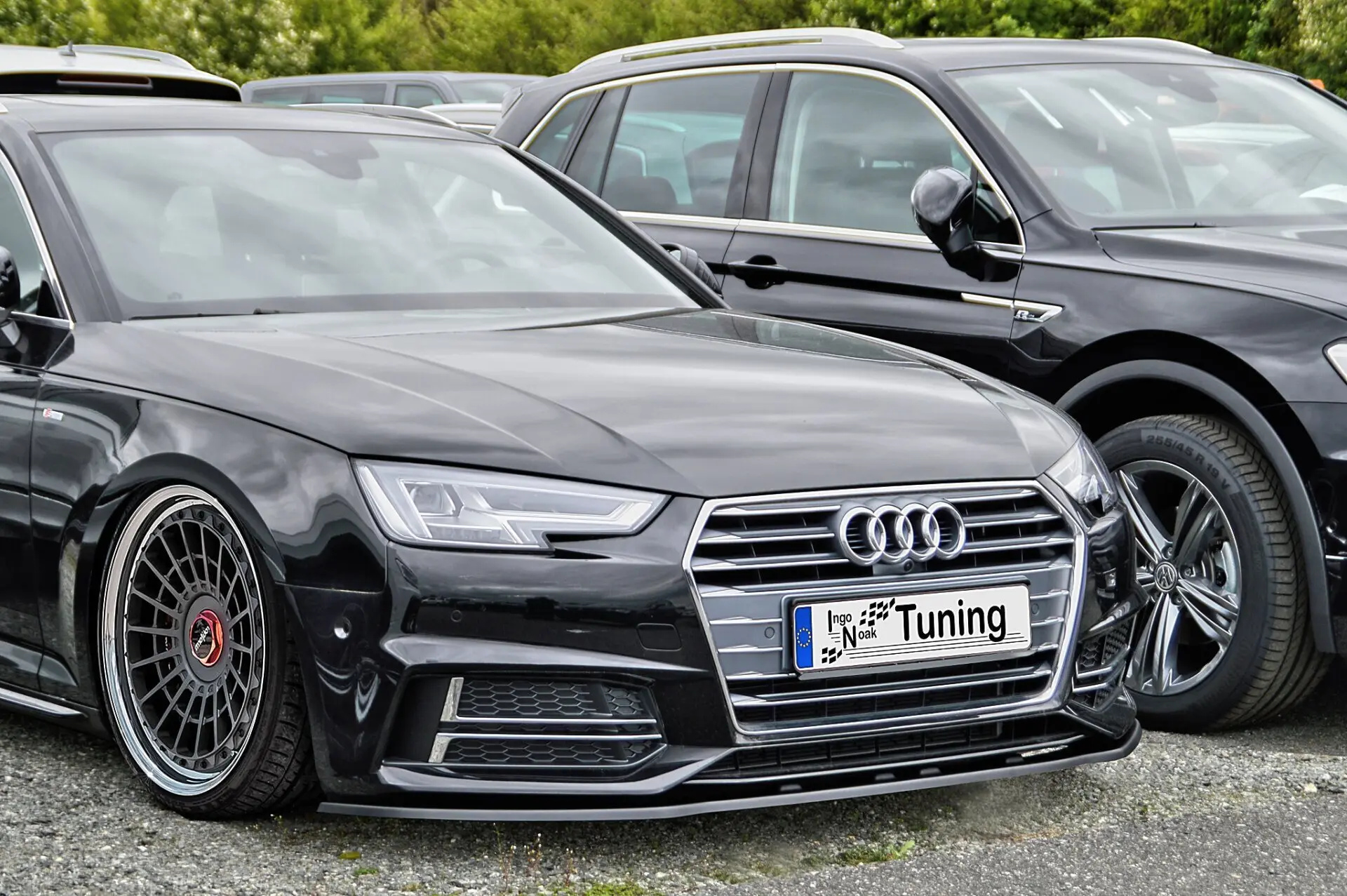 Ingo Noak Cup Frontspoilerlippe für Audi A4 S-Line + S4 : B9 ab Bj. 2015-