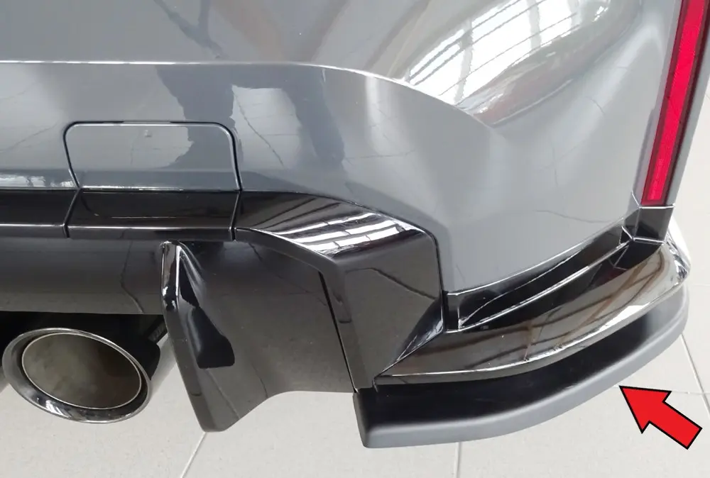 Rieger Heckschürzenansatz seitlich rechts für BMW M3 G80 / G81
