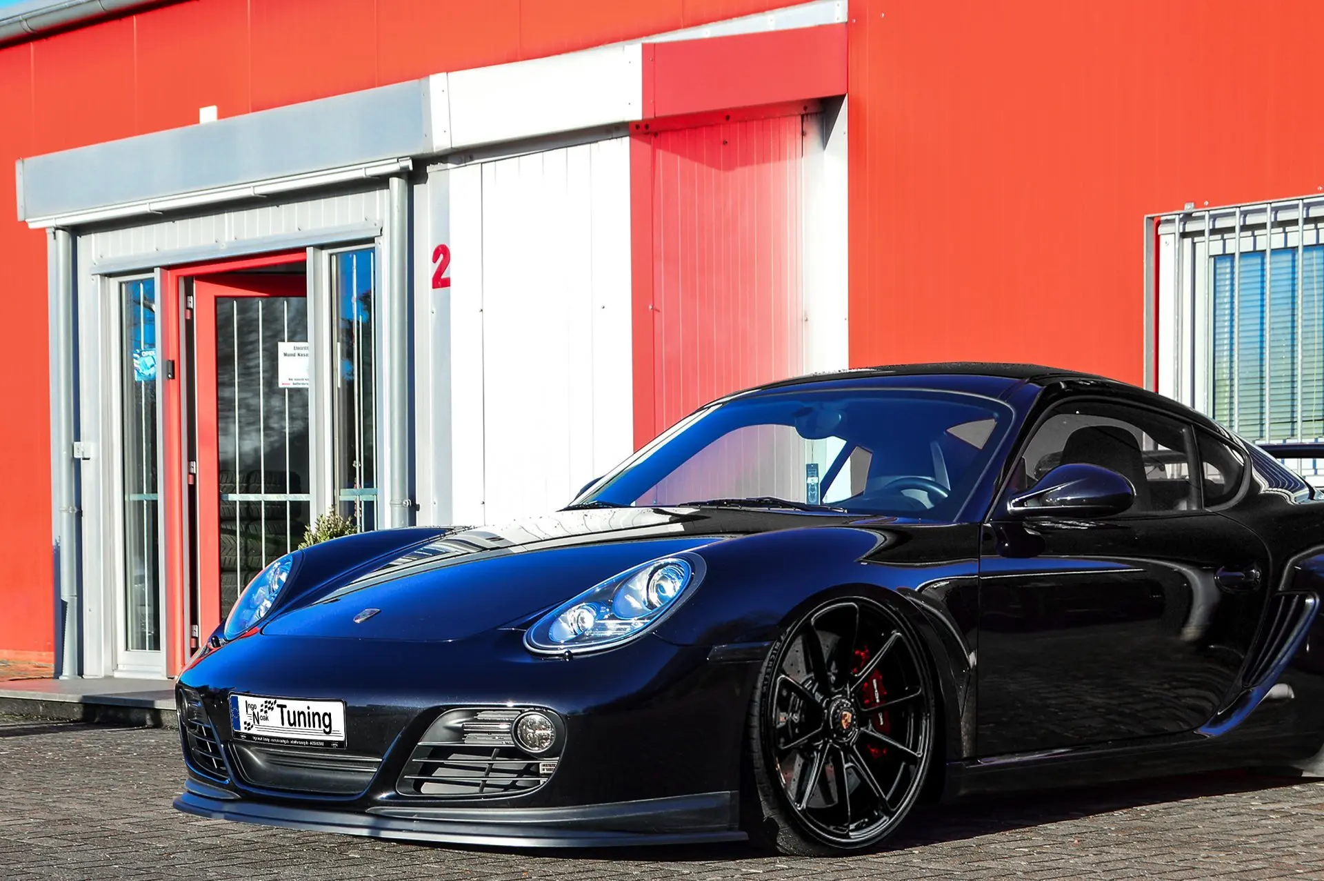 Ingo Noak Frontspoilerlippe Cuplippe für Porsche Cayman 987 aus ABS