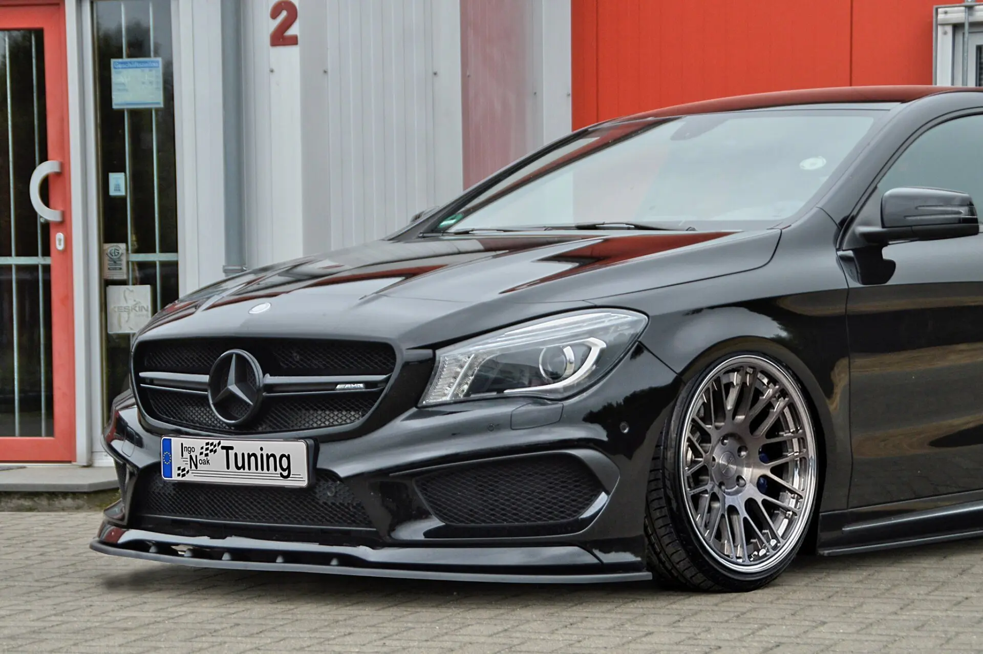 Ingo Noak Cup Frontspoilerlippe für Mercedes A45 AMG W176 Vorfacelift ab Bj.:2012- 2015