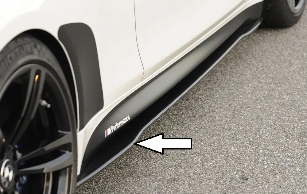 Rieger Carbon Seitenschwelleransatz, rechts für BMW M3 F80