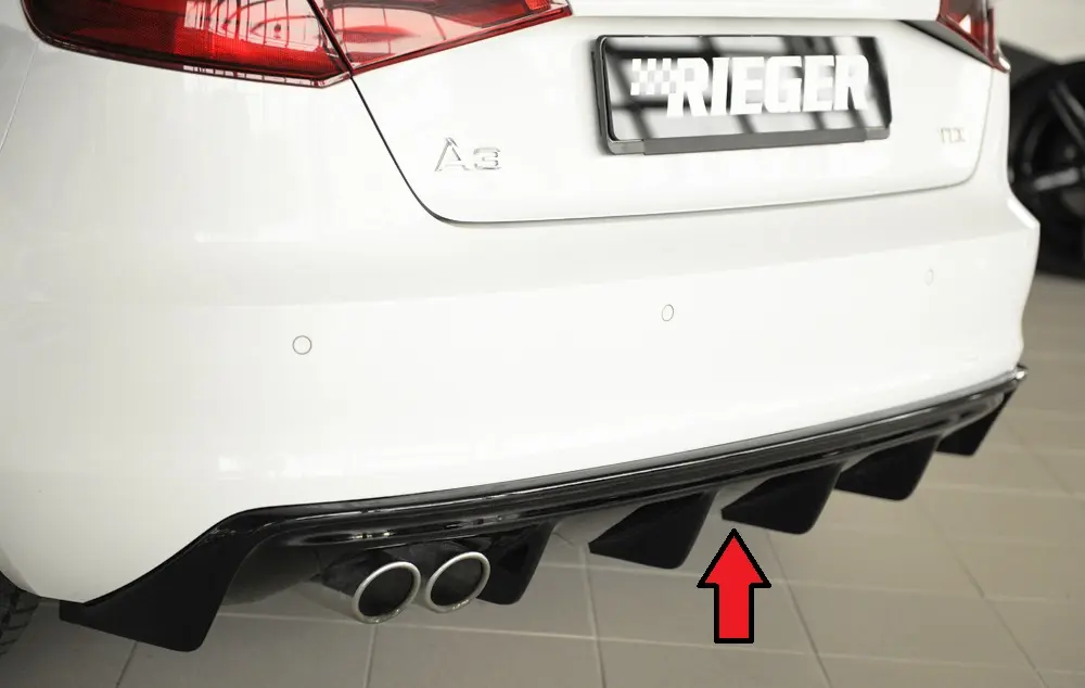 Rieger Heckeinsatz (GBL56786) für Audi A3 8V