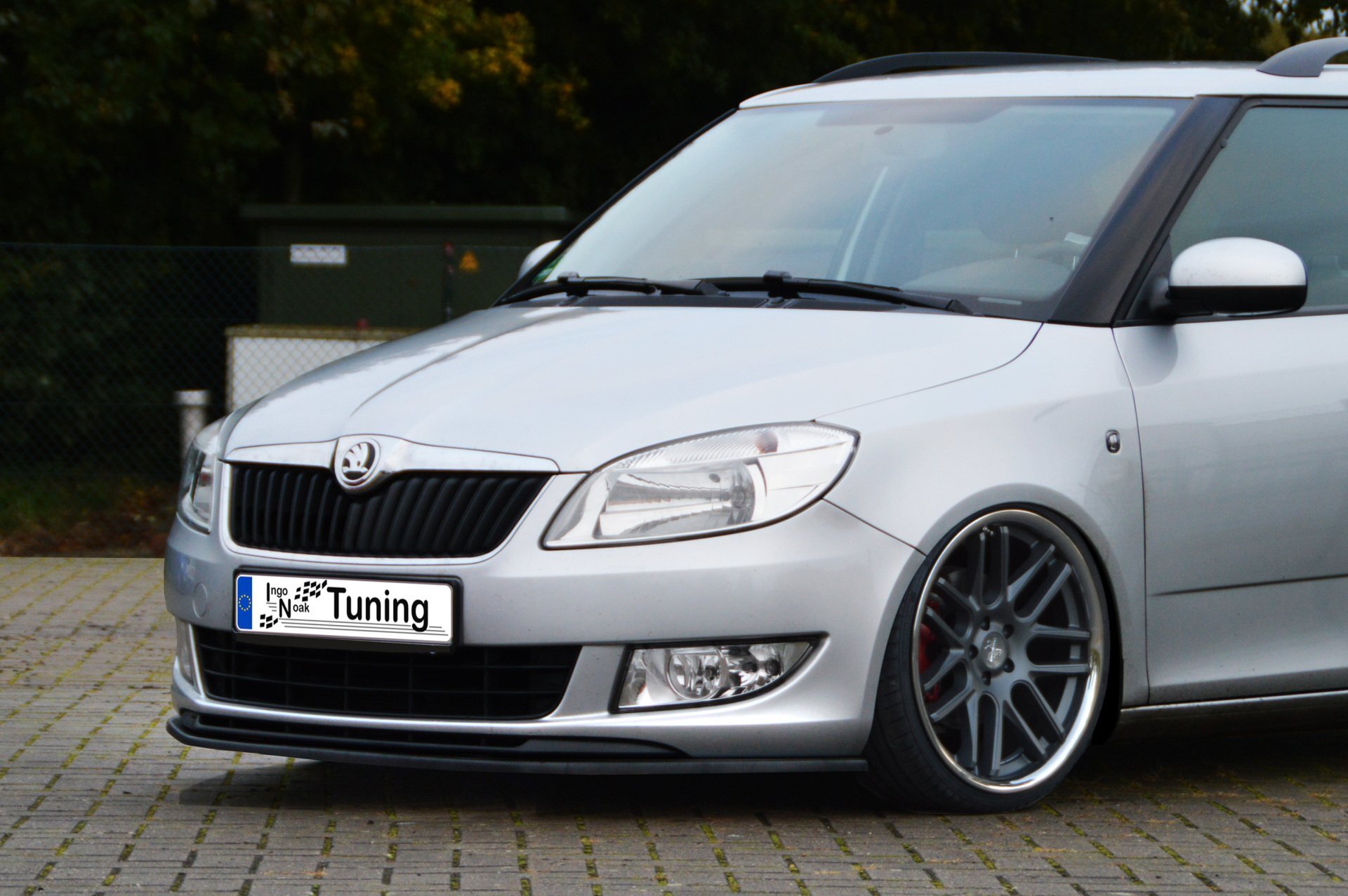 Ingo Noak Cup Frontspoilerlippe für Skoda Fabia II Facelift