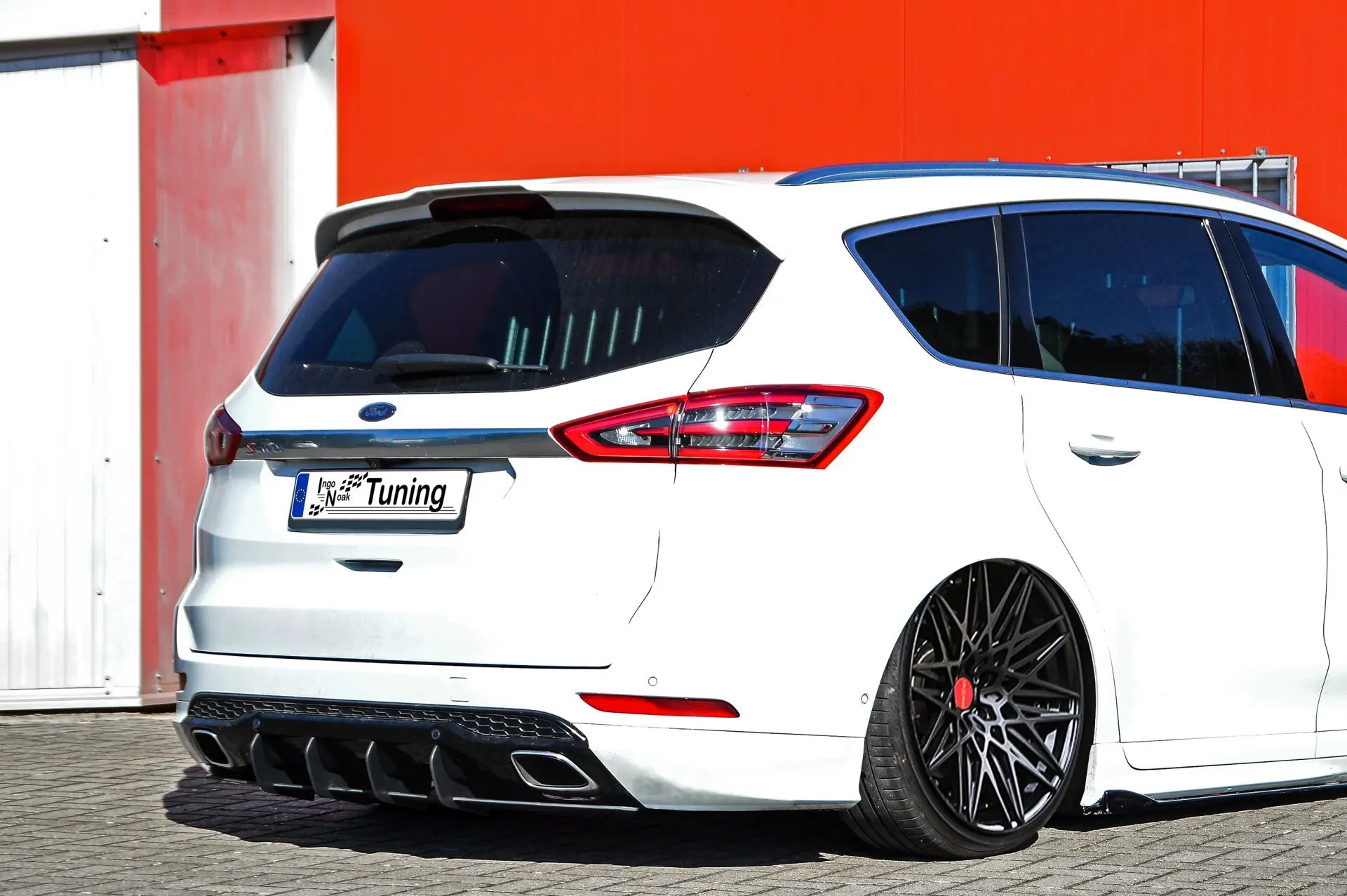 Ingo Noak Heckansatz Diffusor für Ford S-Max 2 ST-Line ab Bj.2015-2019