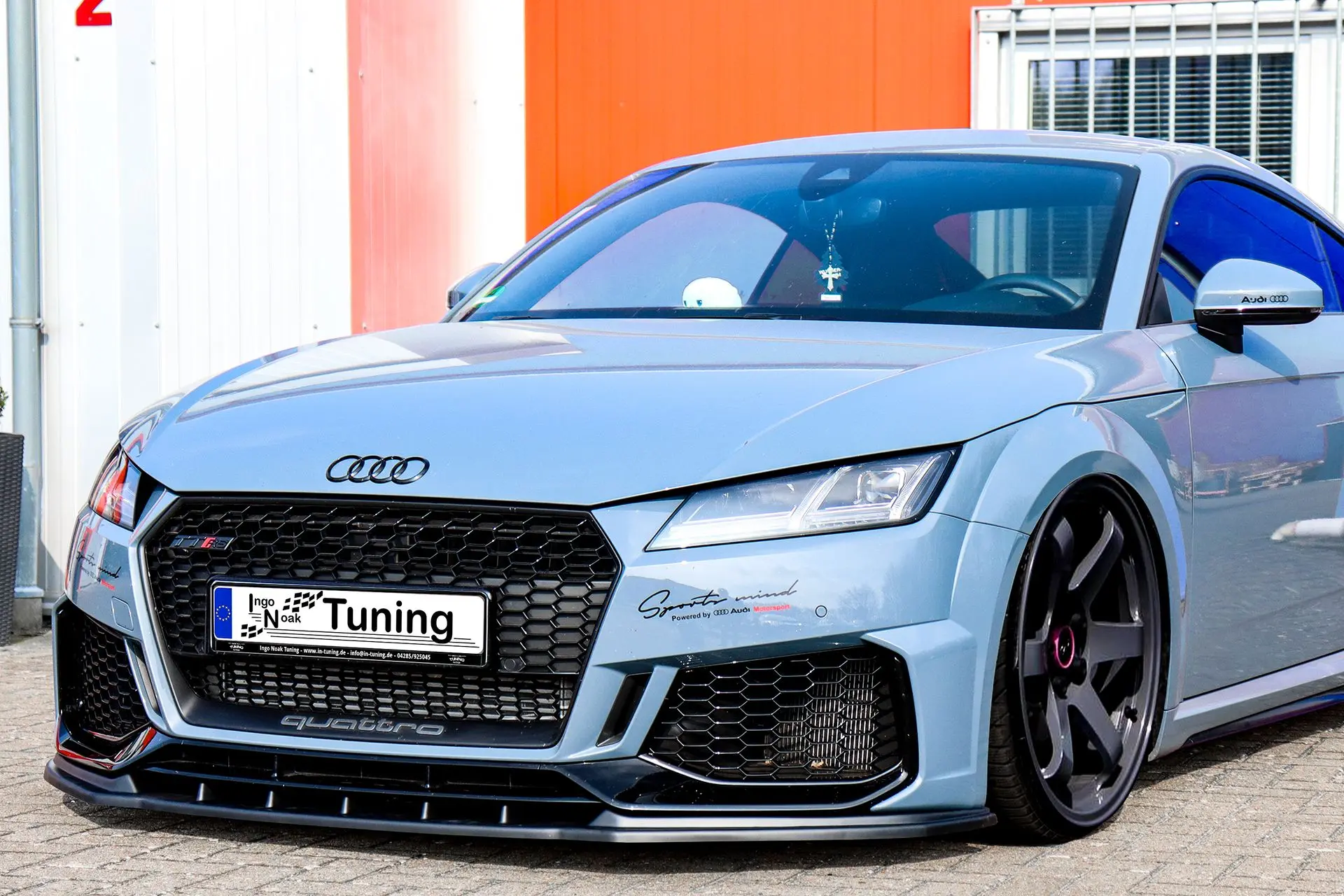 Ingo Noak Spoilerschwert Frontspoiler aus ABS für Audi TTRS 8S Facelift