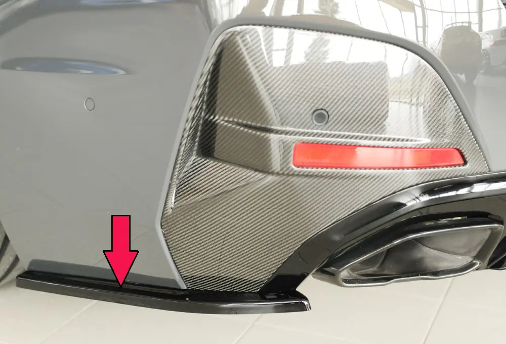 Rieger Heckschürzenansatz seitlich links für BMW i4 G26 / 4er G26