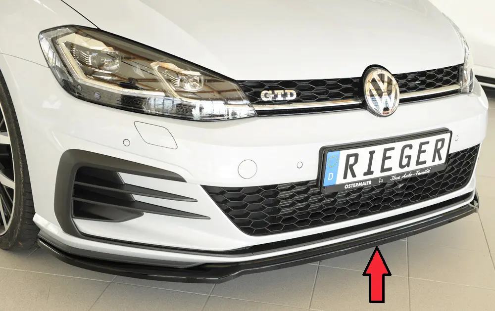 Rieger Spoilerschwert nur für GTI / GTD / GTE für VW Golf VII