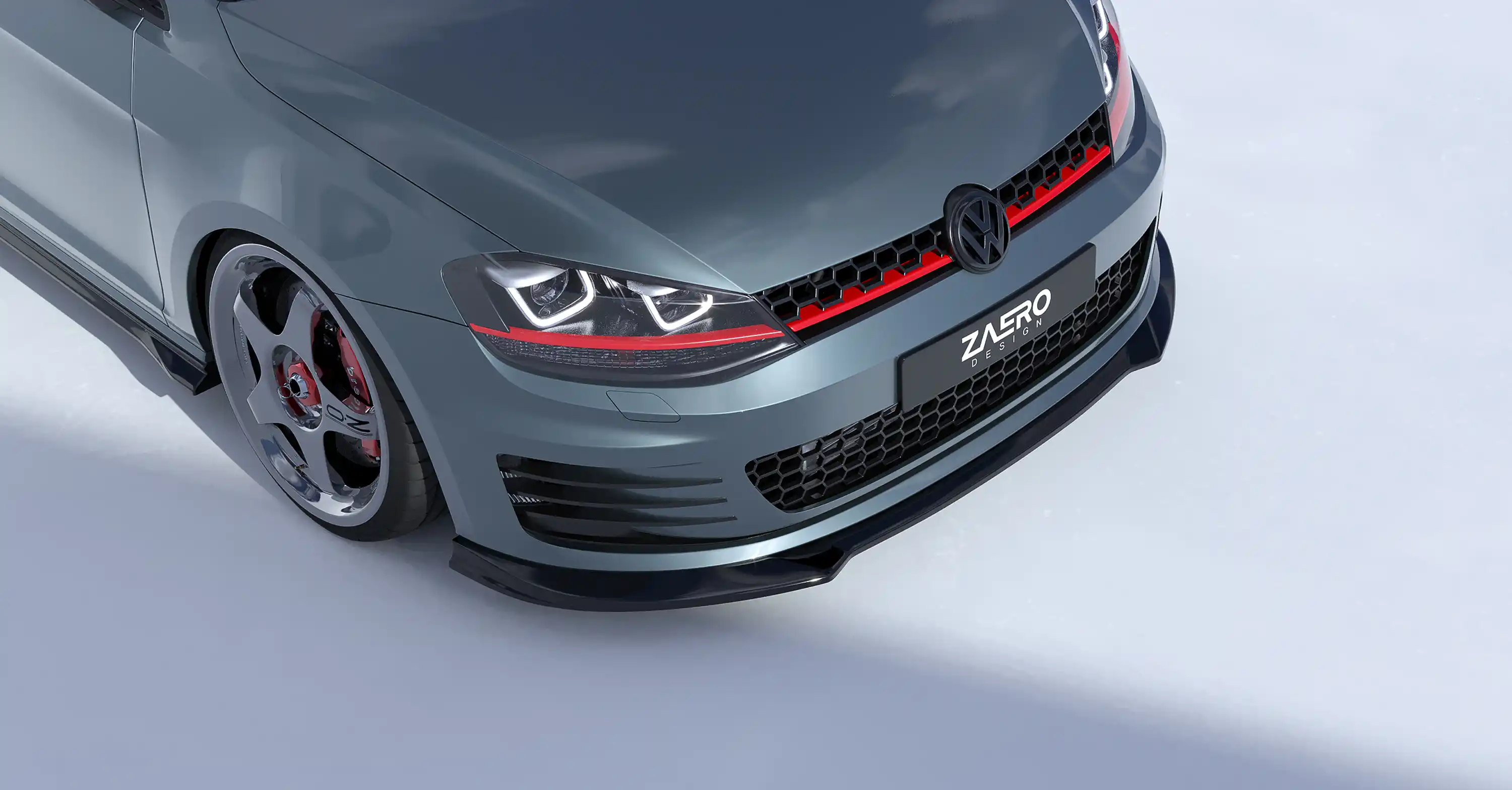 ZAERO EVO-1 Frontlippe für VW Golf 7 GTI | GTD (Vorfacelift)