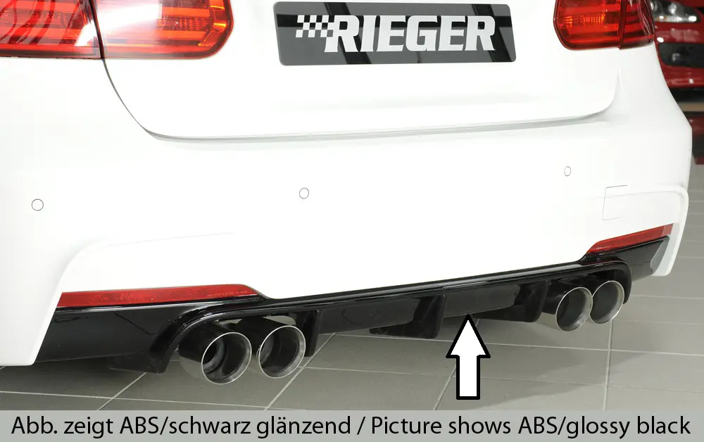 Rieger Heckeinsatz für BMW 3er F30 / F31