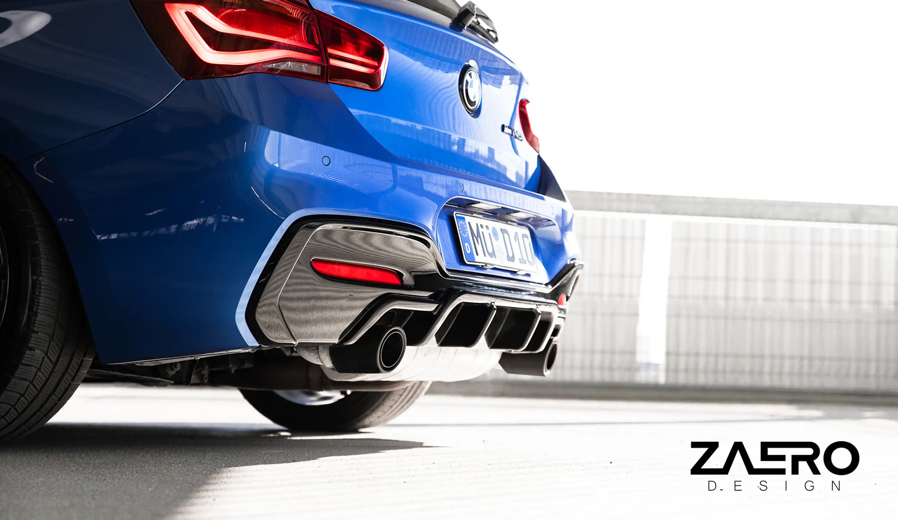 ZAERO EVO-1 Diffusor für BMW 1er F20 | F21 – M135 | M140 (M-Paket LCI)