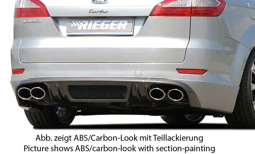 Rieger Heckschürzenansatz SG-Design für Ford Mondeo MK5 (BA7)