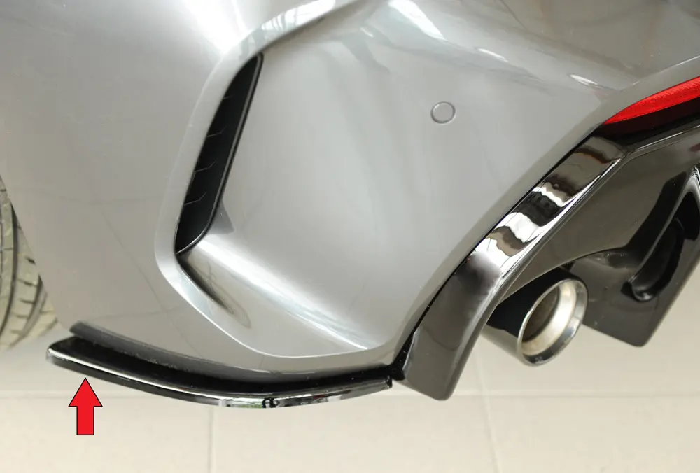 Rieger Heckschürzenansatz seitlich links für BMW 1er F40
