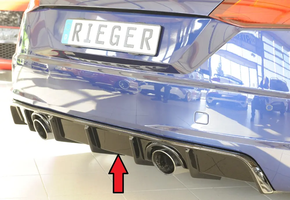 Rieger Heckeinsatz für Audi TT 8S