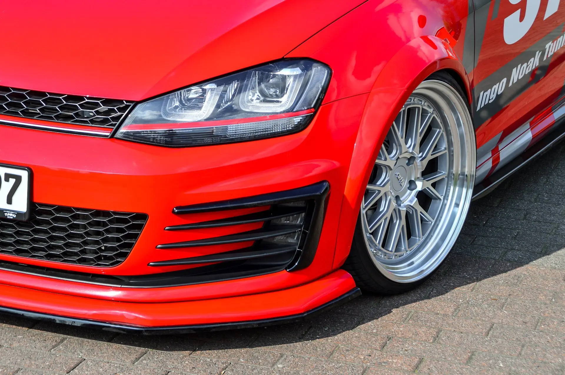 Ingo Noak Cup Frontspoilerlippe für VW Golf 7 GTI + GTD