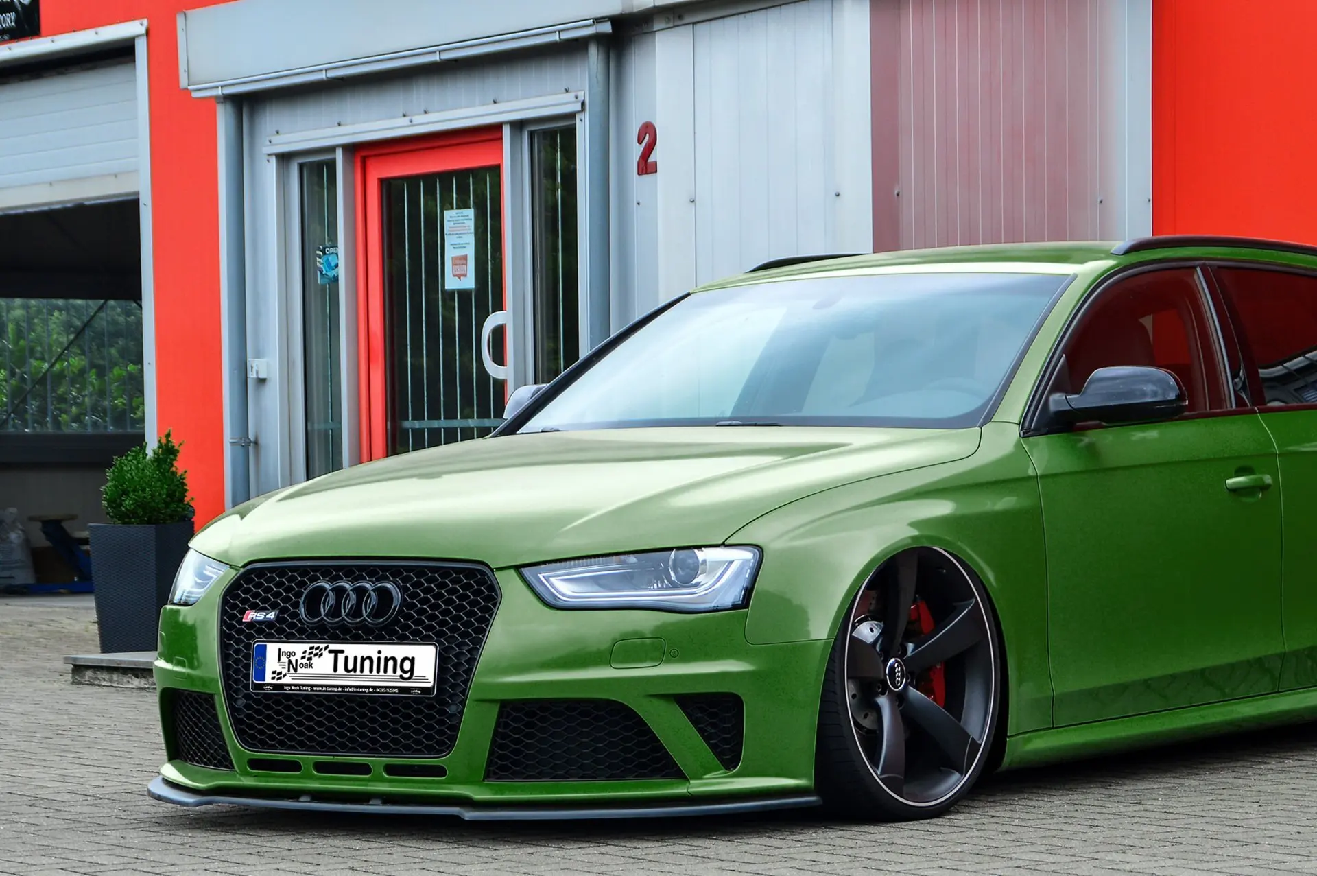 Ingo Noak Cup Frontspoilerlippe für Audi RS4 B8 Bj. 2012-2015