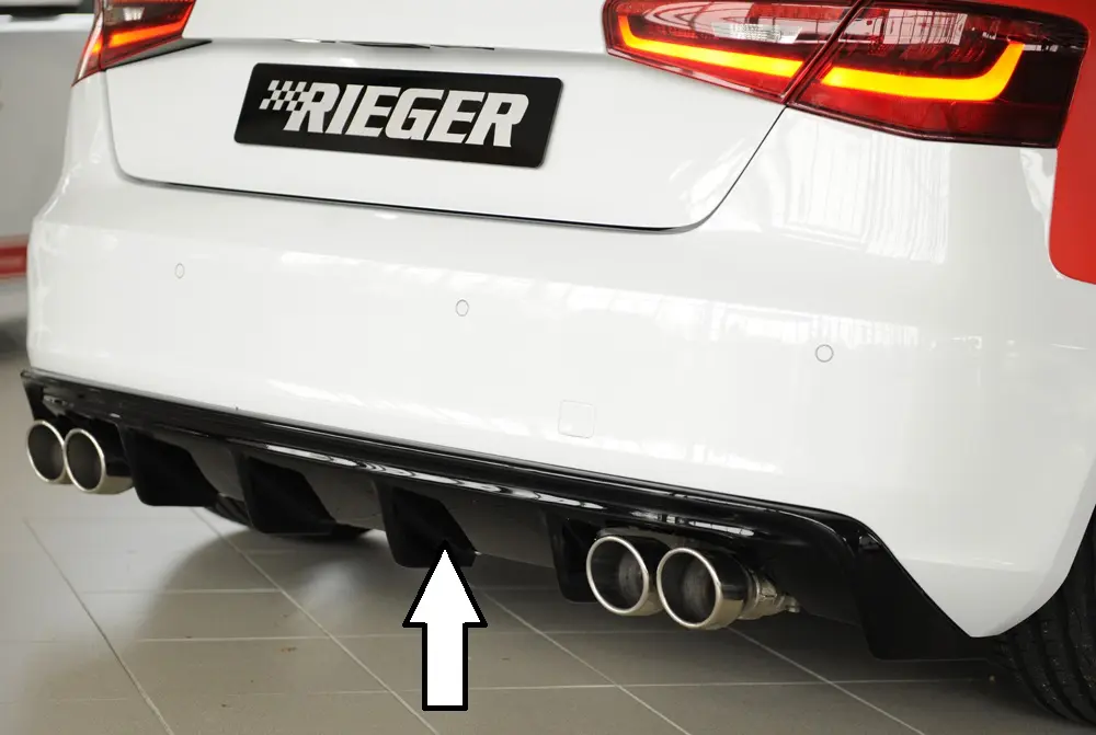 Rieger Heckeinsatz (GBL56787) für Audi A3 8V