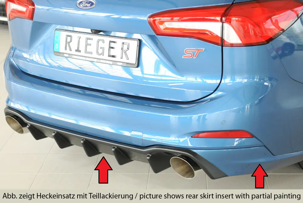 Rieger Heckeinsatz für Ford Focus MK4