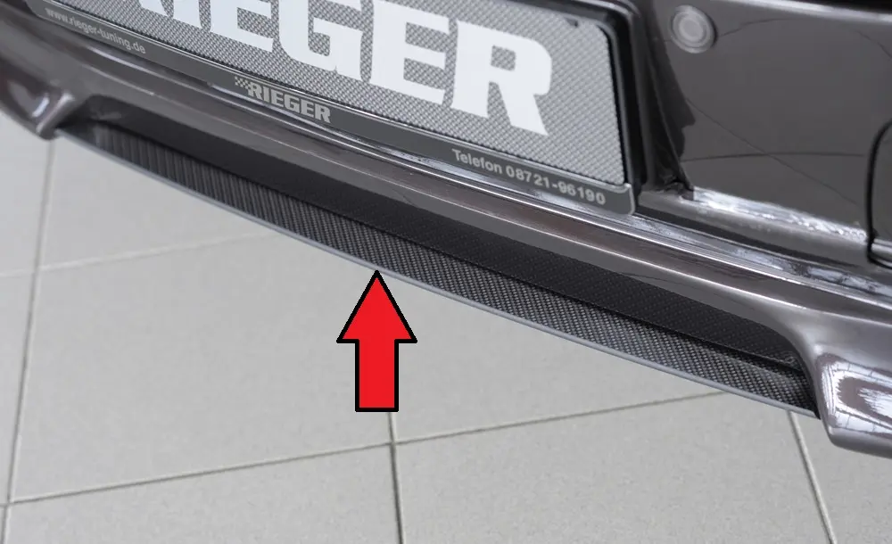 Rieger Spoilerschwert für VW T5 Bus Standard