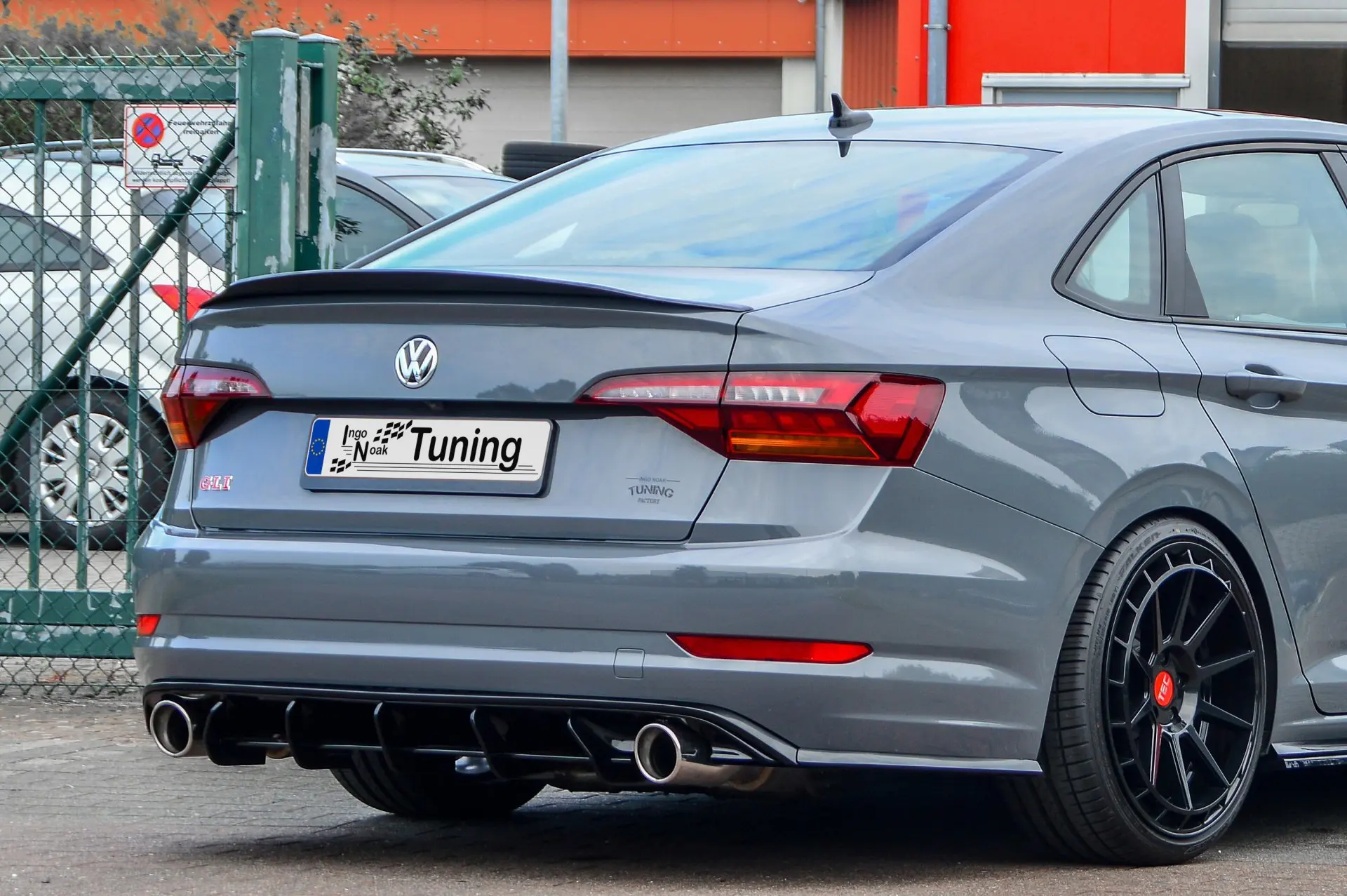 Ingo Noak Heckansatz Diffusor für VW Jetta 7 GLI