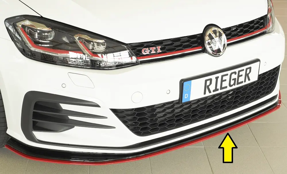 Rieger Spoilerschwert nur für GTI - TCR für VW Golf VII TCR