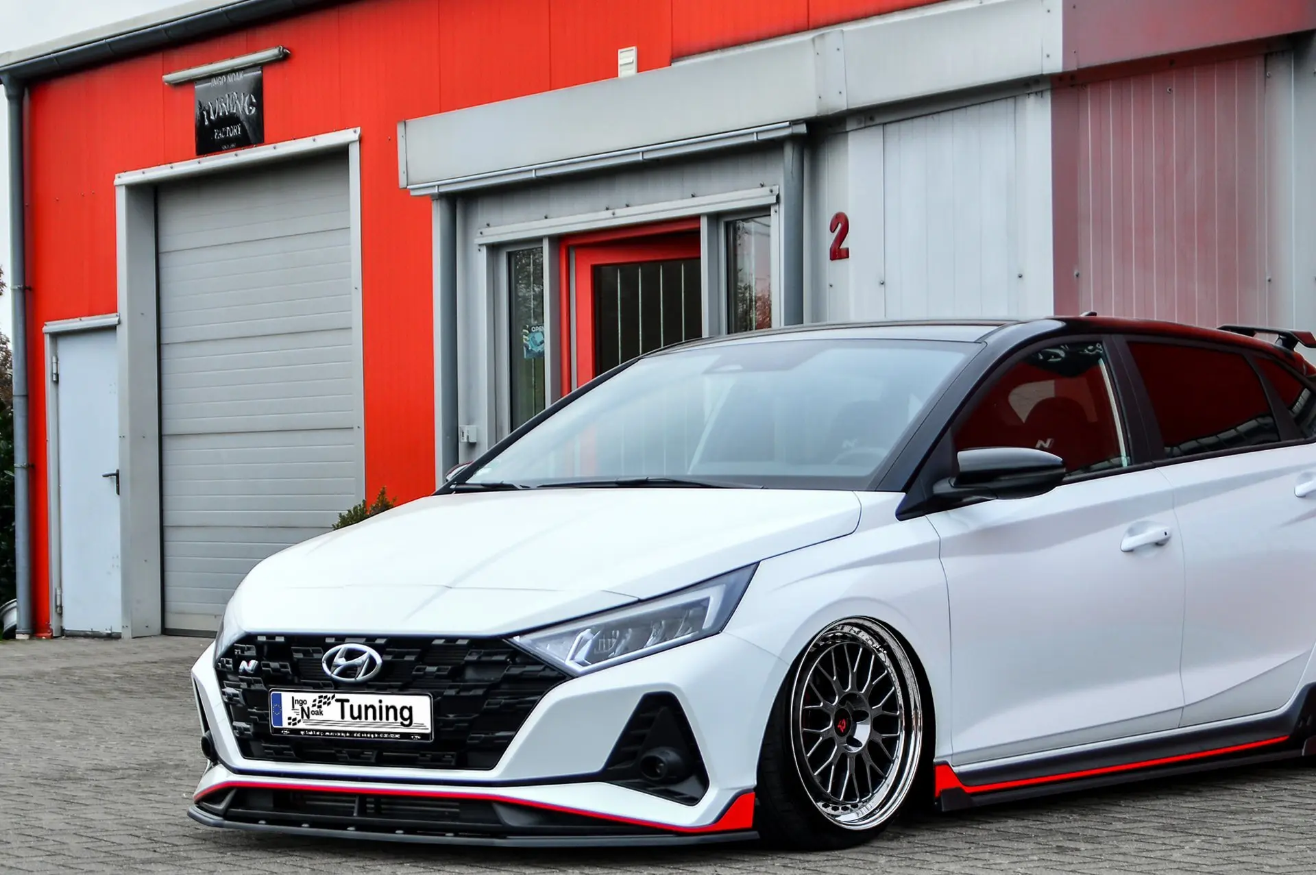 Ingo Noak Cup Frontspoilerlippe für Hyundai I20N Performance