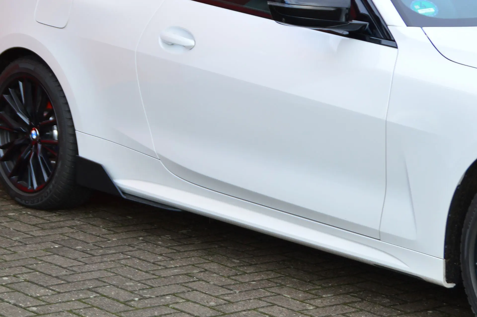 Ingo Noak Gefräster Seitenschweller Wing aus ABS passend für BMW 4er G22 G23 mit M-Paket