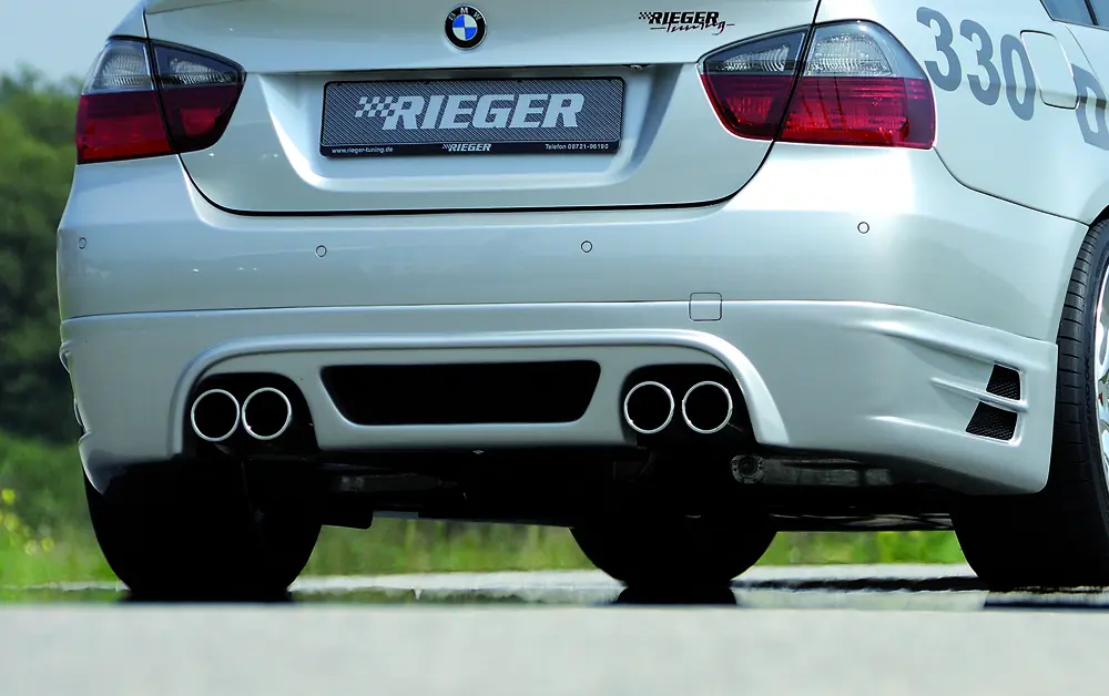 Rieger Heckschürzenansatz BMW E90 335i für BMW 3er E90 / E91