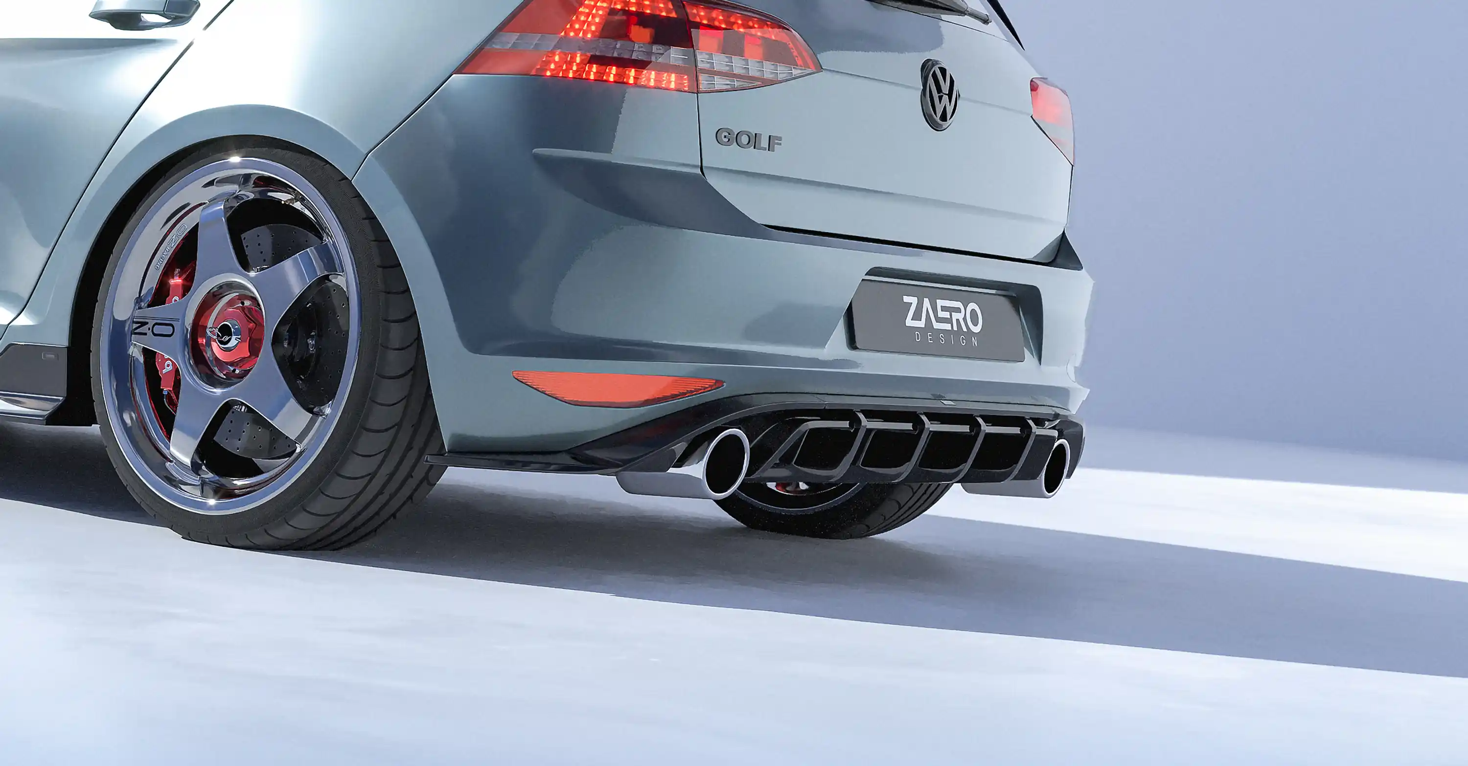 ZAERO EVO-1 Diffusor für VW Golf 7 GTI (Vorfacelift)