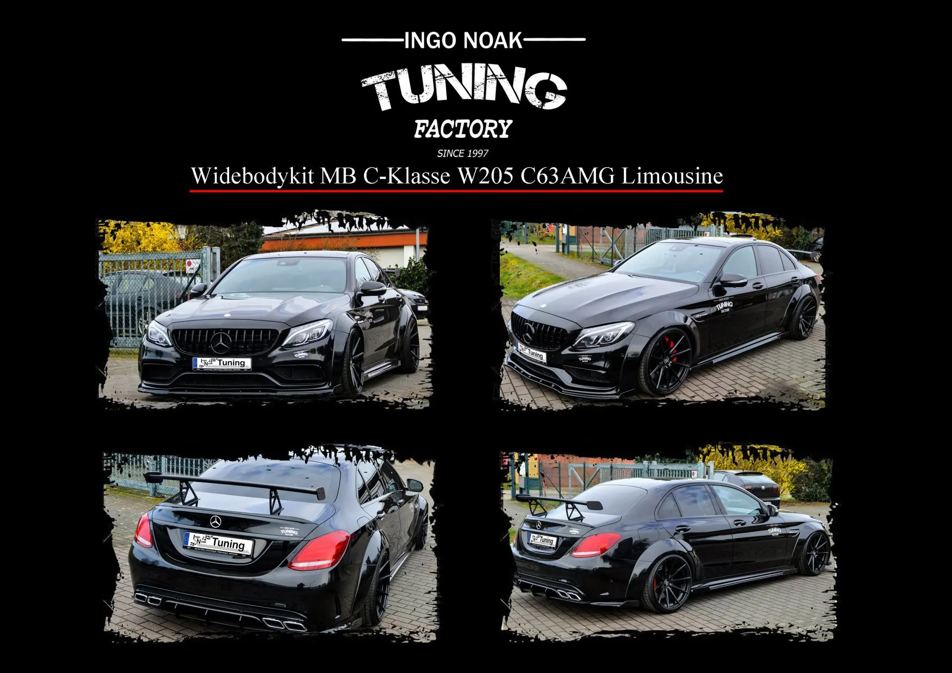 Ingo Noak Widebodykit für Mercedes C-Klasse W205 C63AMG+S Limousine