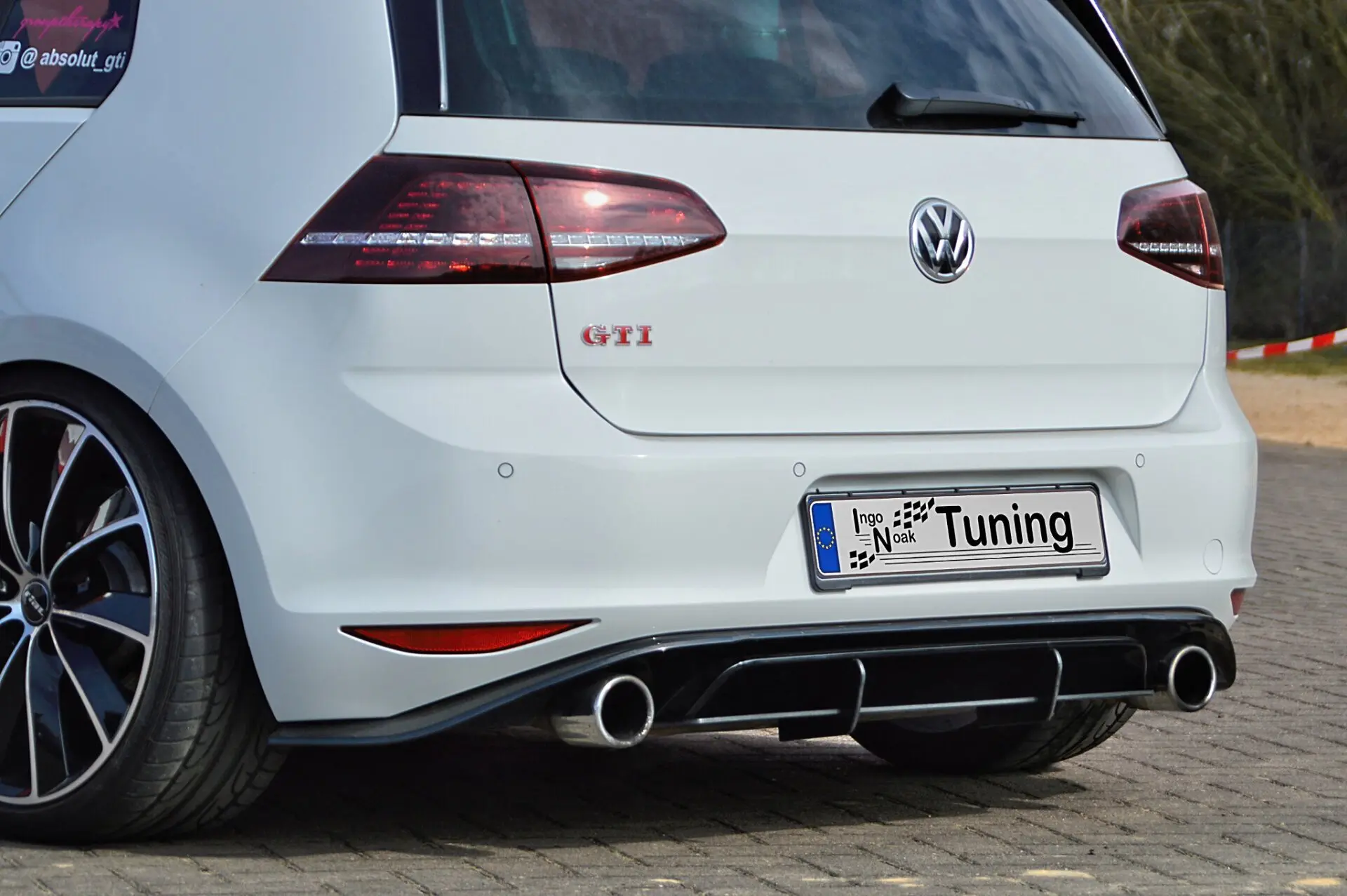 Ingo Noak Heckansatz Diffusor für VW Golf 7 GTI Clubsport
