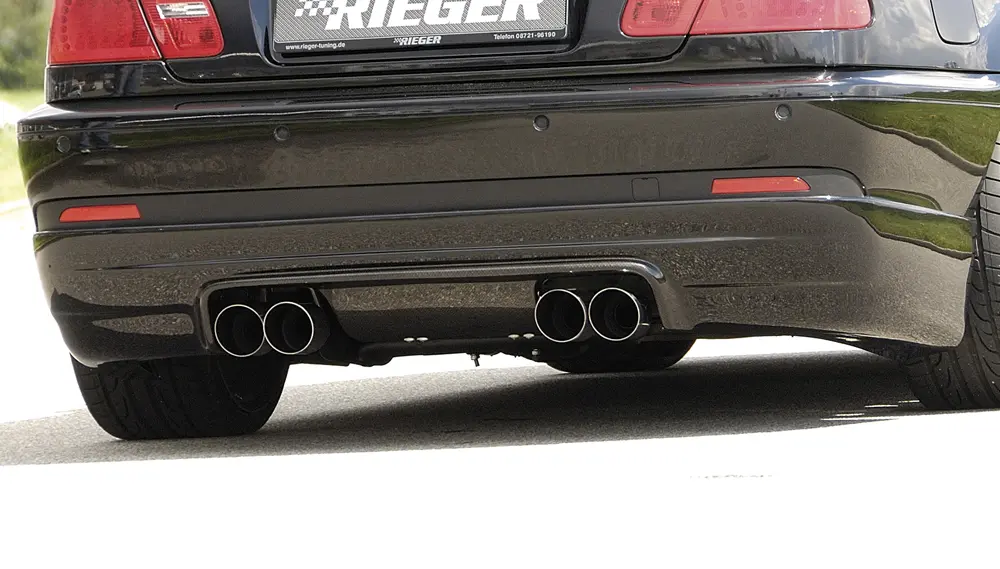 Rieger Heckschürzenansatz für BMW 3er E46