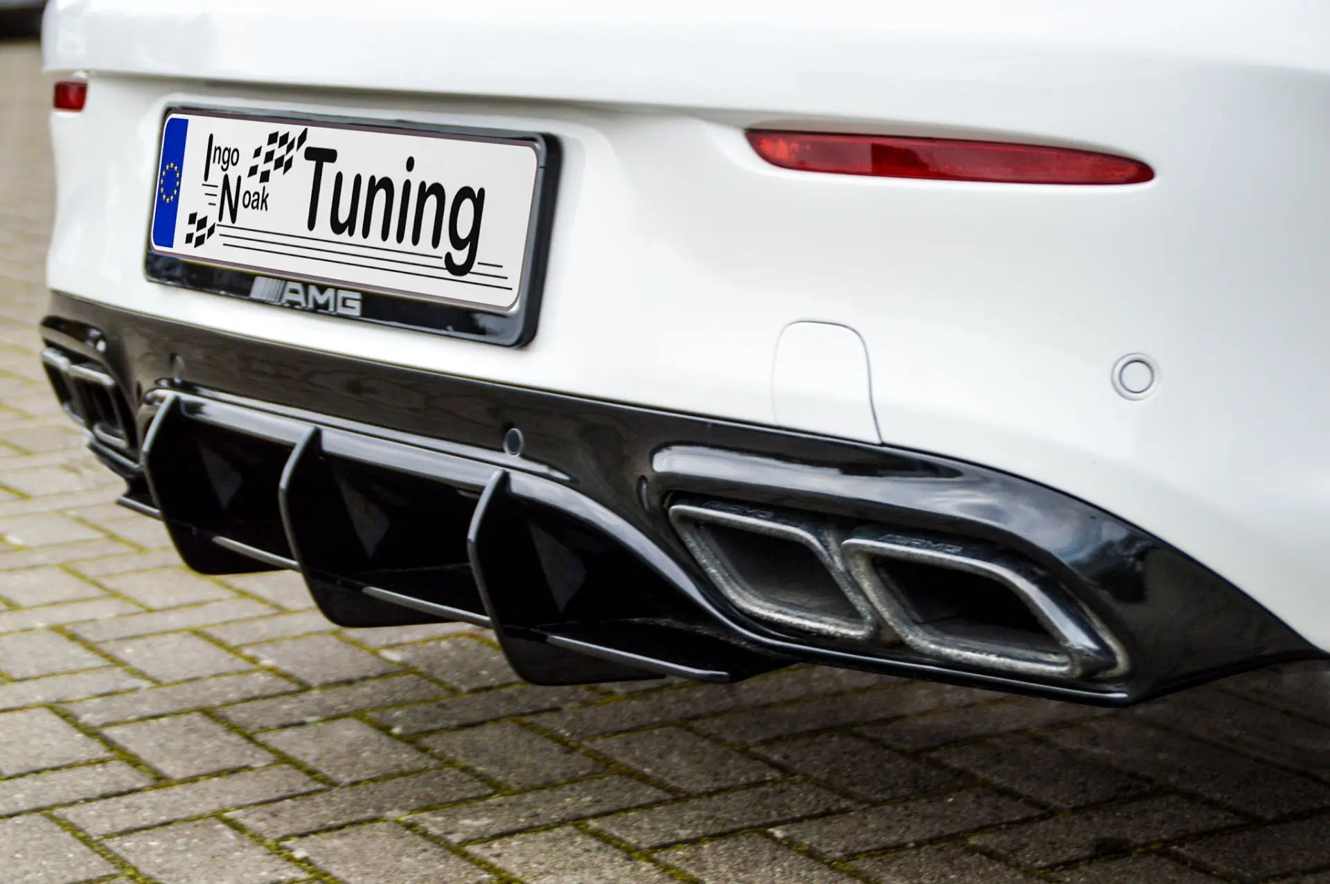 Ingo Noak Gefräster Heckansatz für Mercedes C-Klasse C63AMG C205/A205 Coupe Cabrio