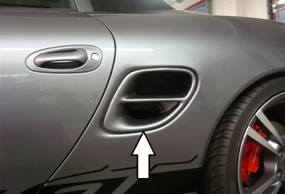 Rieger Turbo Style Lufteinlässe, Porsche Boxster (986) für Porsche Boxster 986
