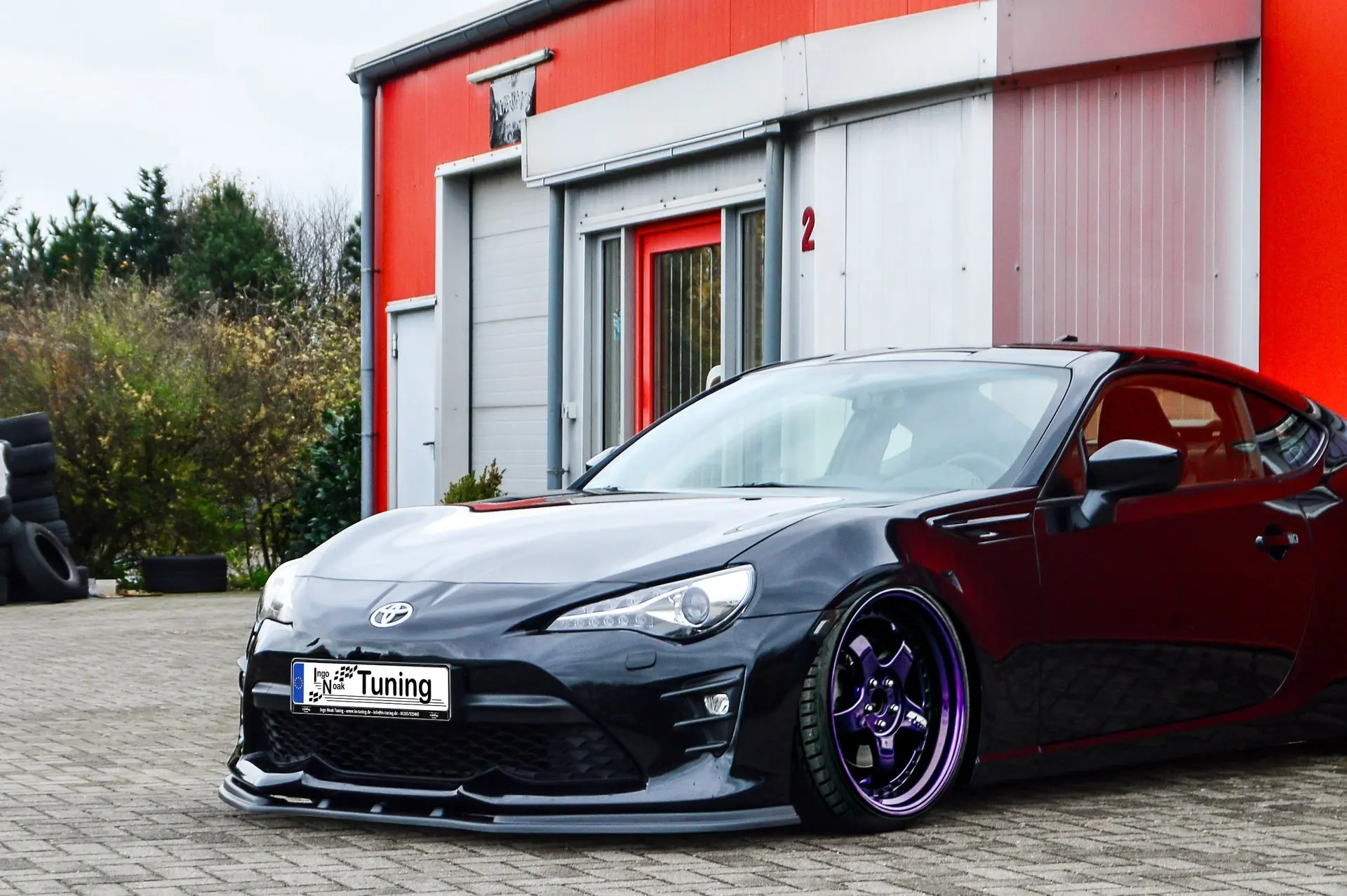 Ingo Noak Cup Frontspoilerlippe für Toyota GT86 Facelift
